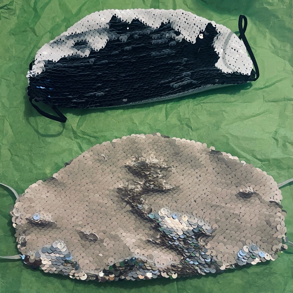 Sequin masks